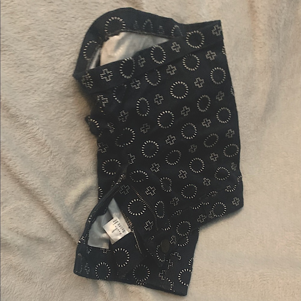 Black and White Pattern Shorts